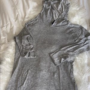 Grey Hooded Workout Cover